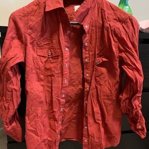 Rust coloured blouse